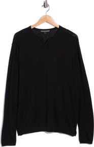 John Varvatos Fiorello Cotton Henley Sweater