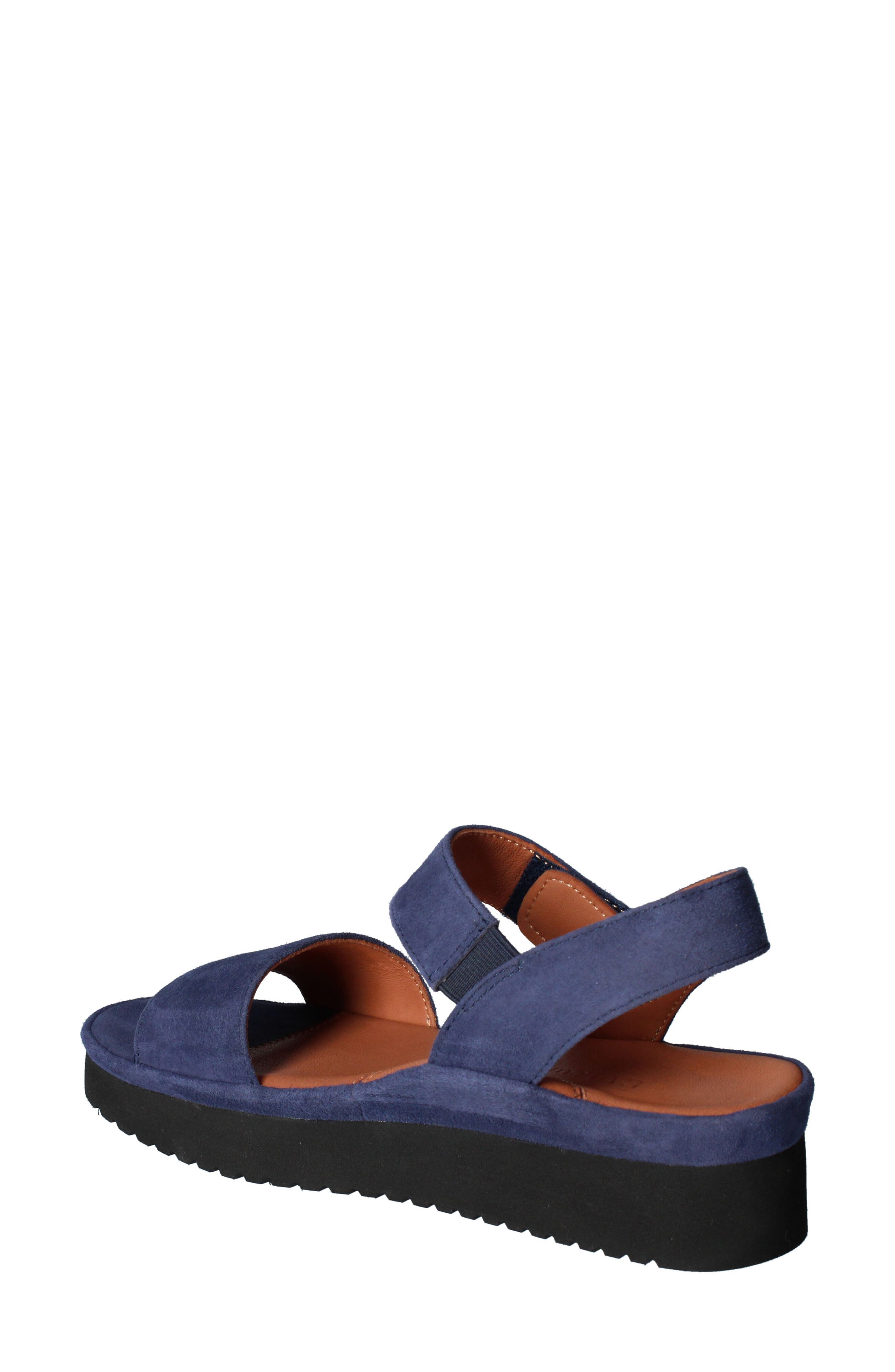 Abrilla Platform Sandal, Alternate, color, NAVY