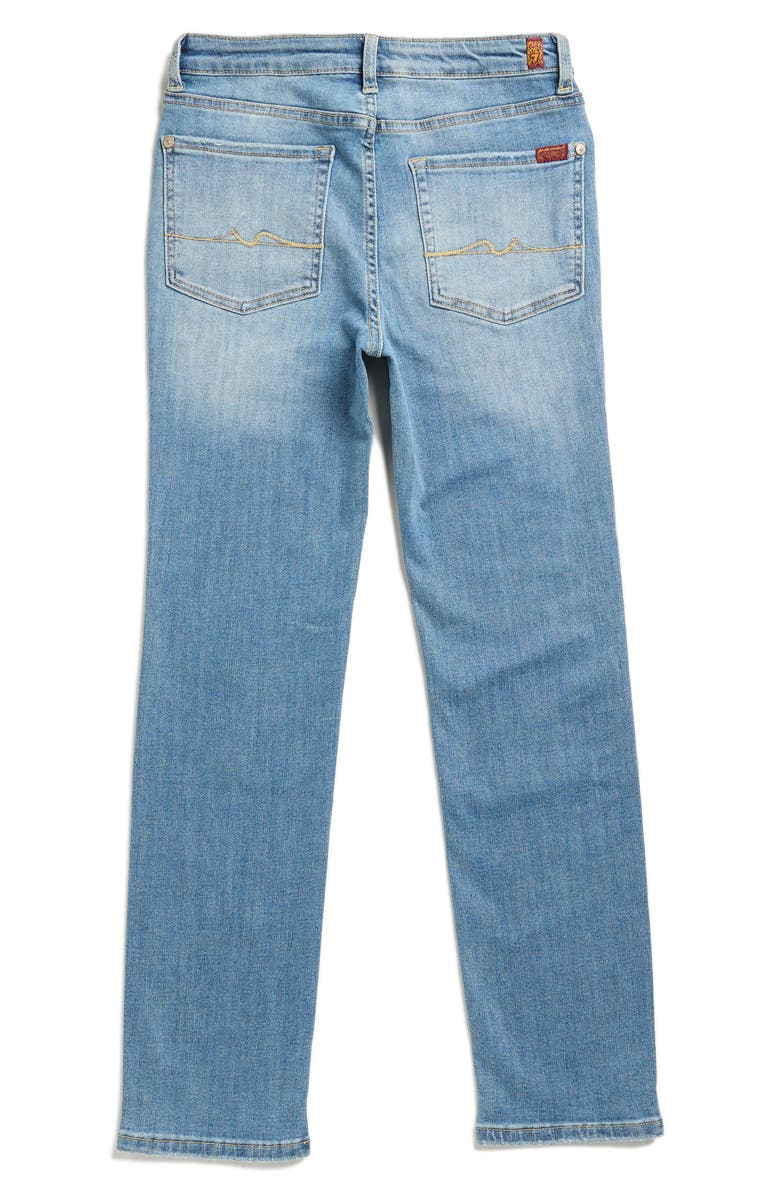 7 For All Mankind Kids' Slimmy Straight Leg Jeans, Alternate, color, Harmattan