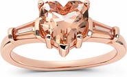 Queen Jewels Heart Baguette Statement Ring