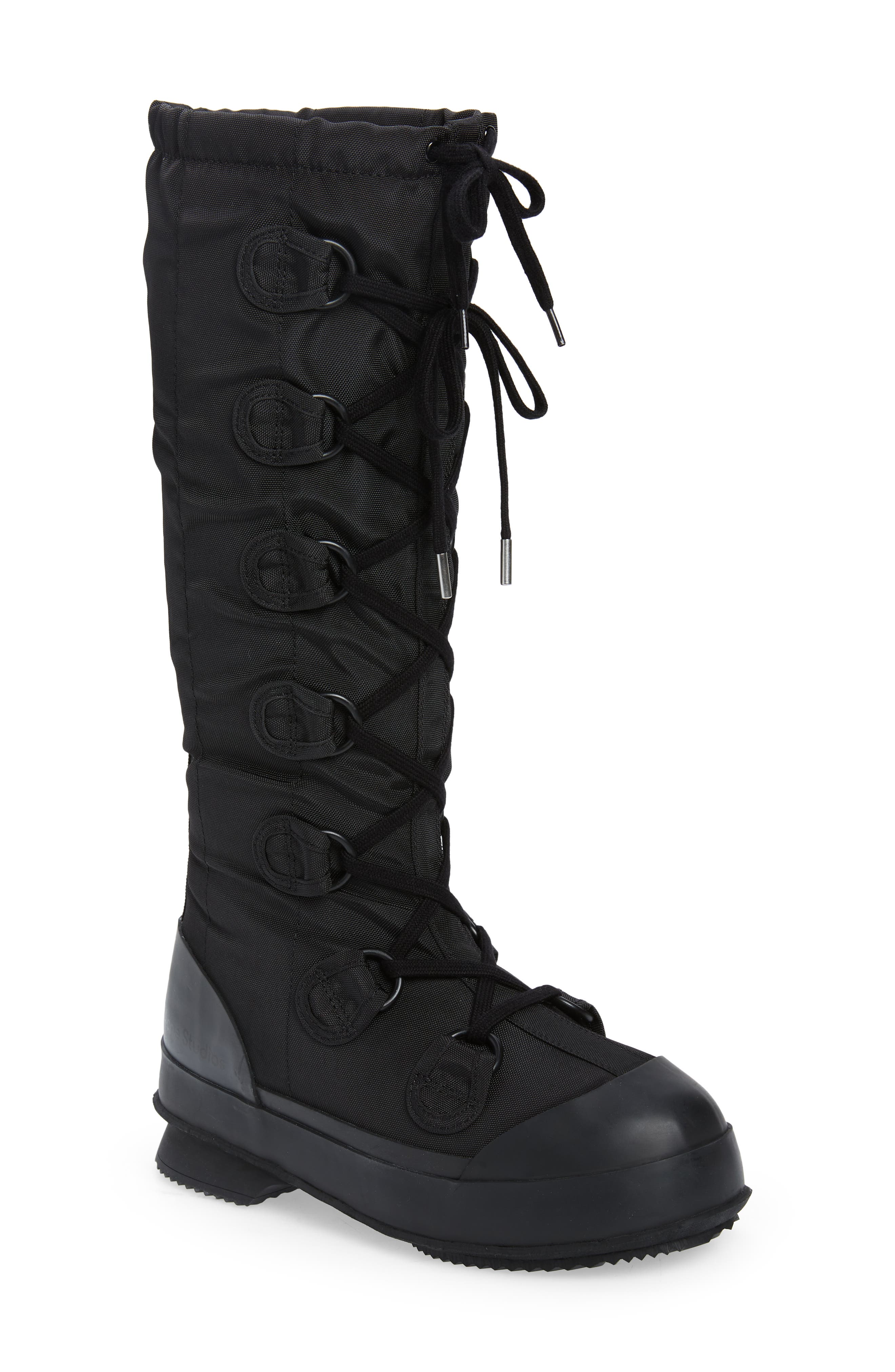 Acne Studios Brema Lace-Up Tall Boot, Main, color, 