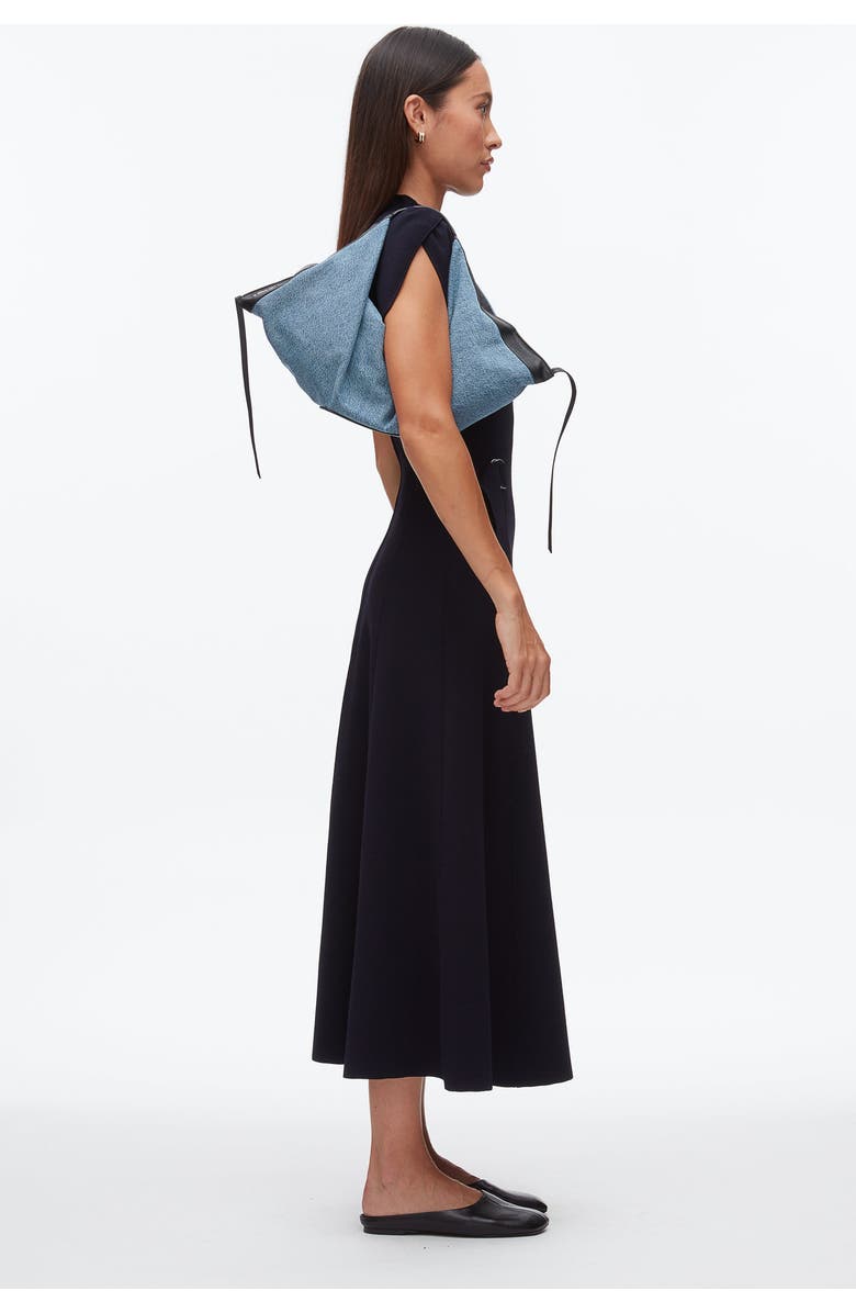 3.1 Phillip Lim Denim Luna Bag, Alternate, color, Medium Indigo