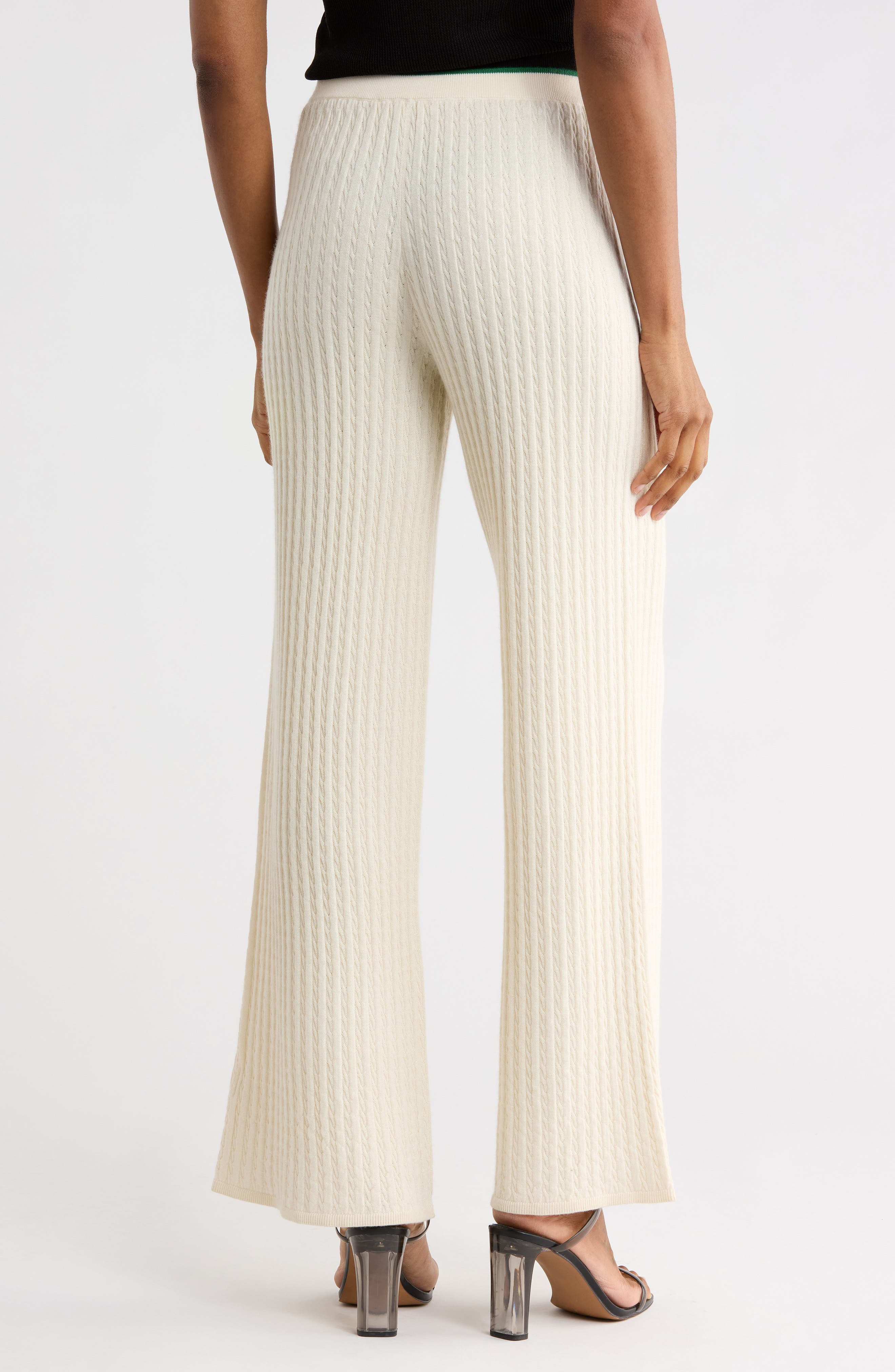 The Cable Cashmere & Silk Sweatpants - image 2