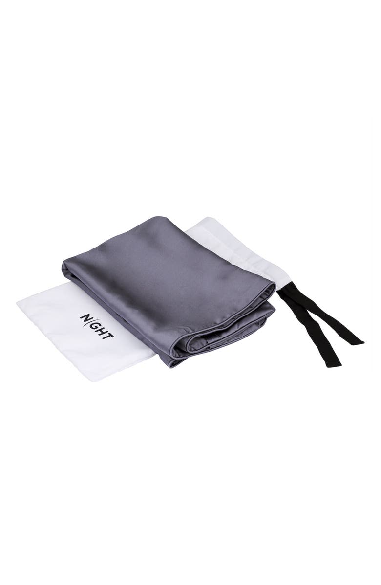 NIGHT Trisilk<sup>™</sup> Stretch Silk Pillowcase, Alternate, color,