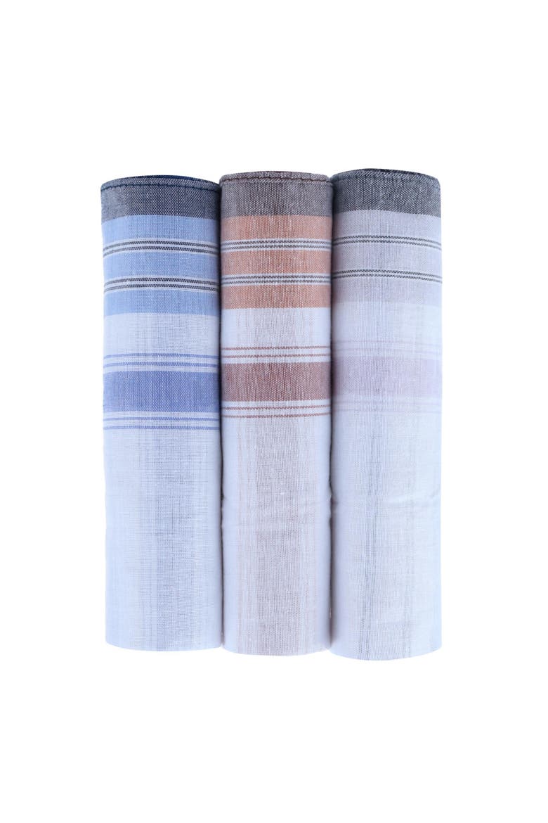 Premium 5 Pack and Checked 3 Pack Cotton Handkerchiefs Set, Alternate, color, Multi Color