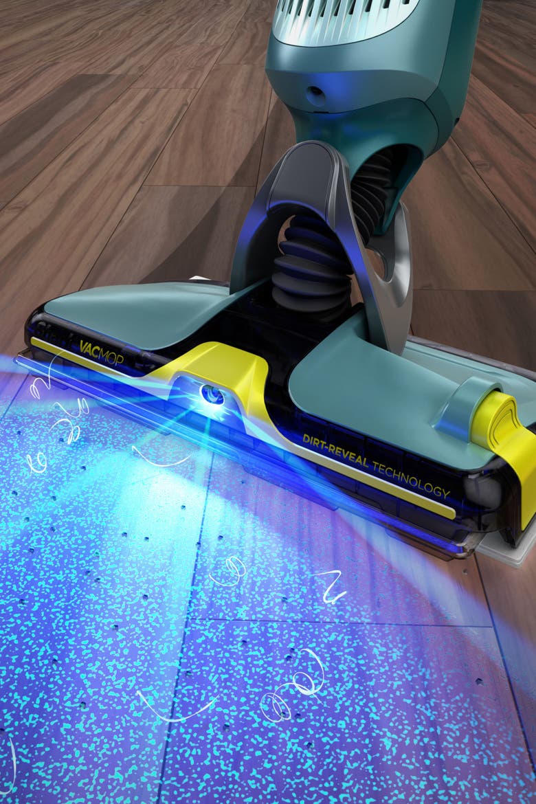 Vacmop Reveal New Cordless Hard Floor Cleaner, Alternate, color, Blue