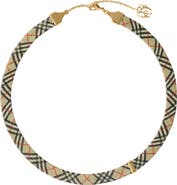 Burberry Check Print Necklace