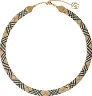 Burberry Check Print Necklace