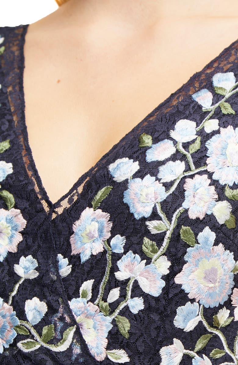 french connection embroidered lace dress French Connection Trini Eyelet Maxi Dress main image 1