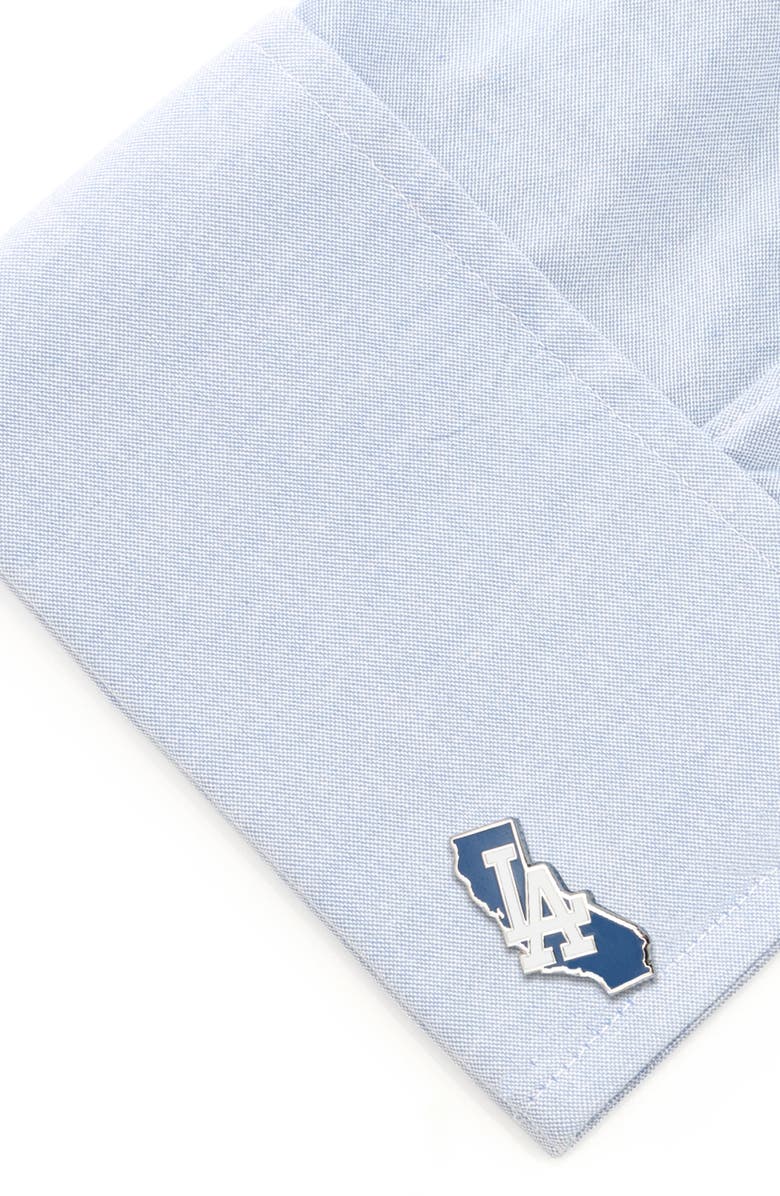 Cufflinks, Inc. MLB LA Dodgers Cuff Links, Alternate, color, La Dodgers State Shaped