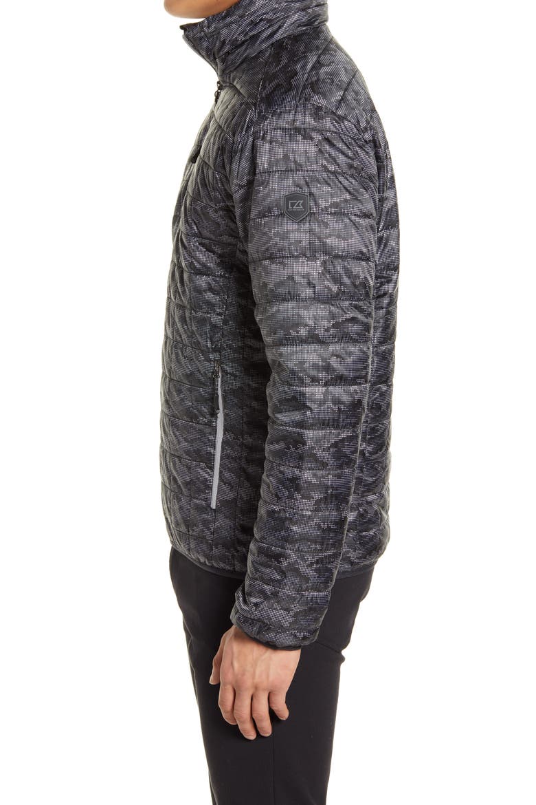Rainier PrimaLoft® Printed Jacket, Alternate, color, BLACK