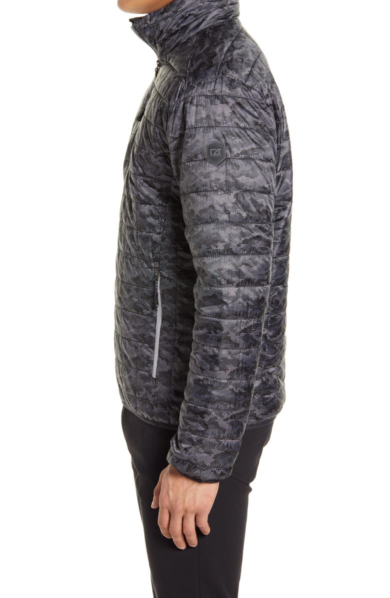 Cutter & Buck Rainier PrimaLoft<sup>®</sup> Printed Jacket, Alternate, color, Black