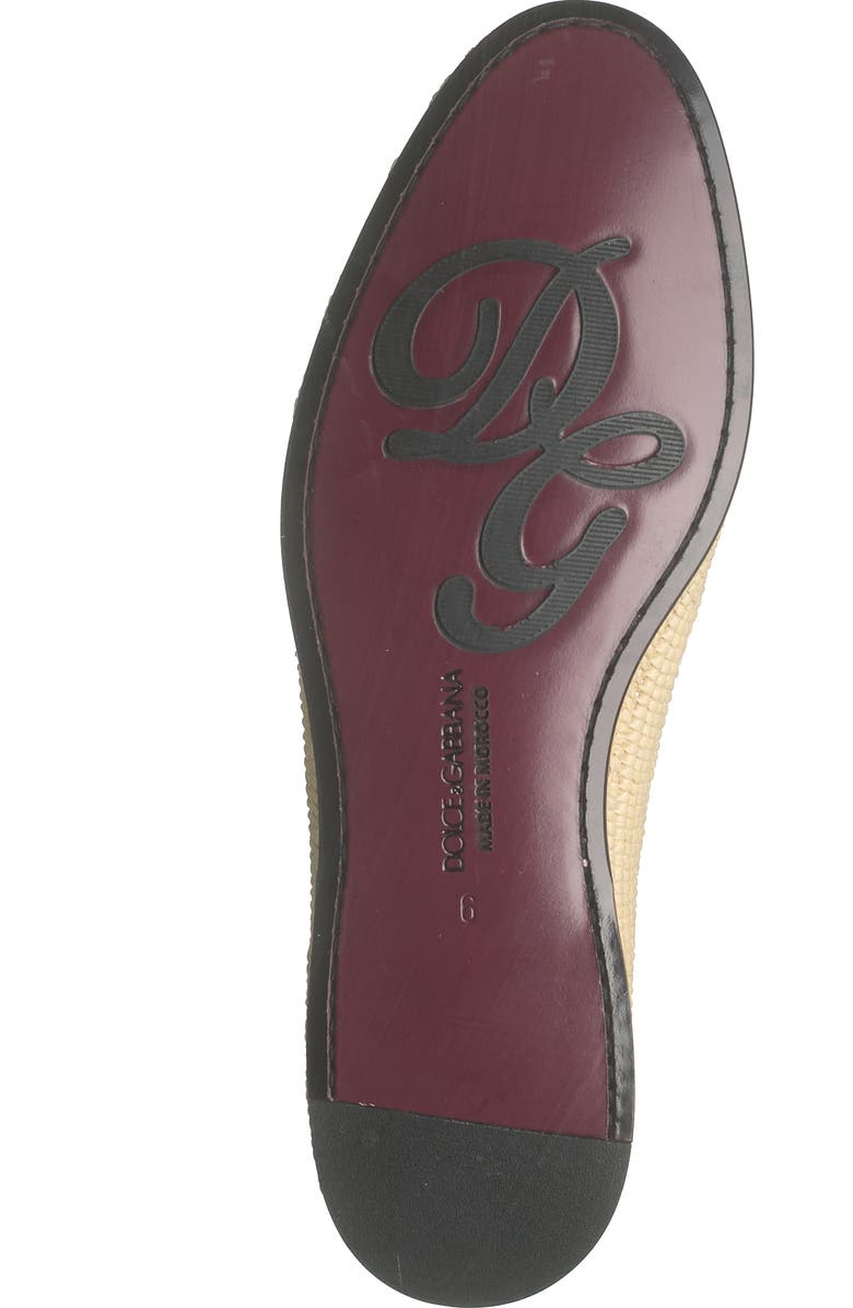 Dolce&Gabbana Raffia Loafer, Alternate, color,
