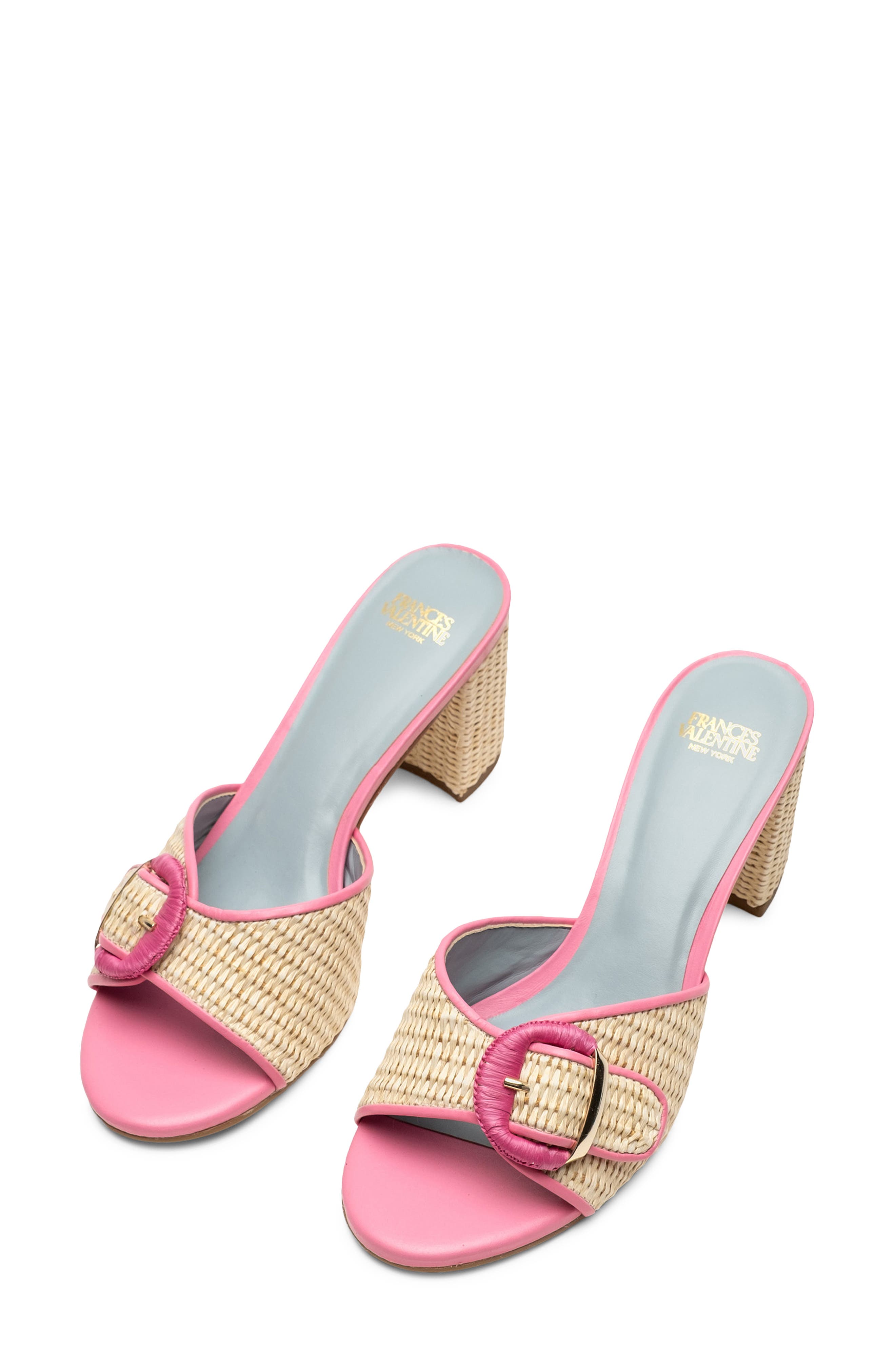 Taylor Block Heel Sandal, Alternate, color, NATURAL/ PINK