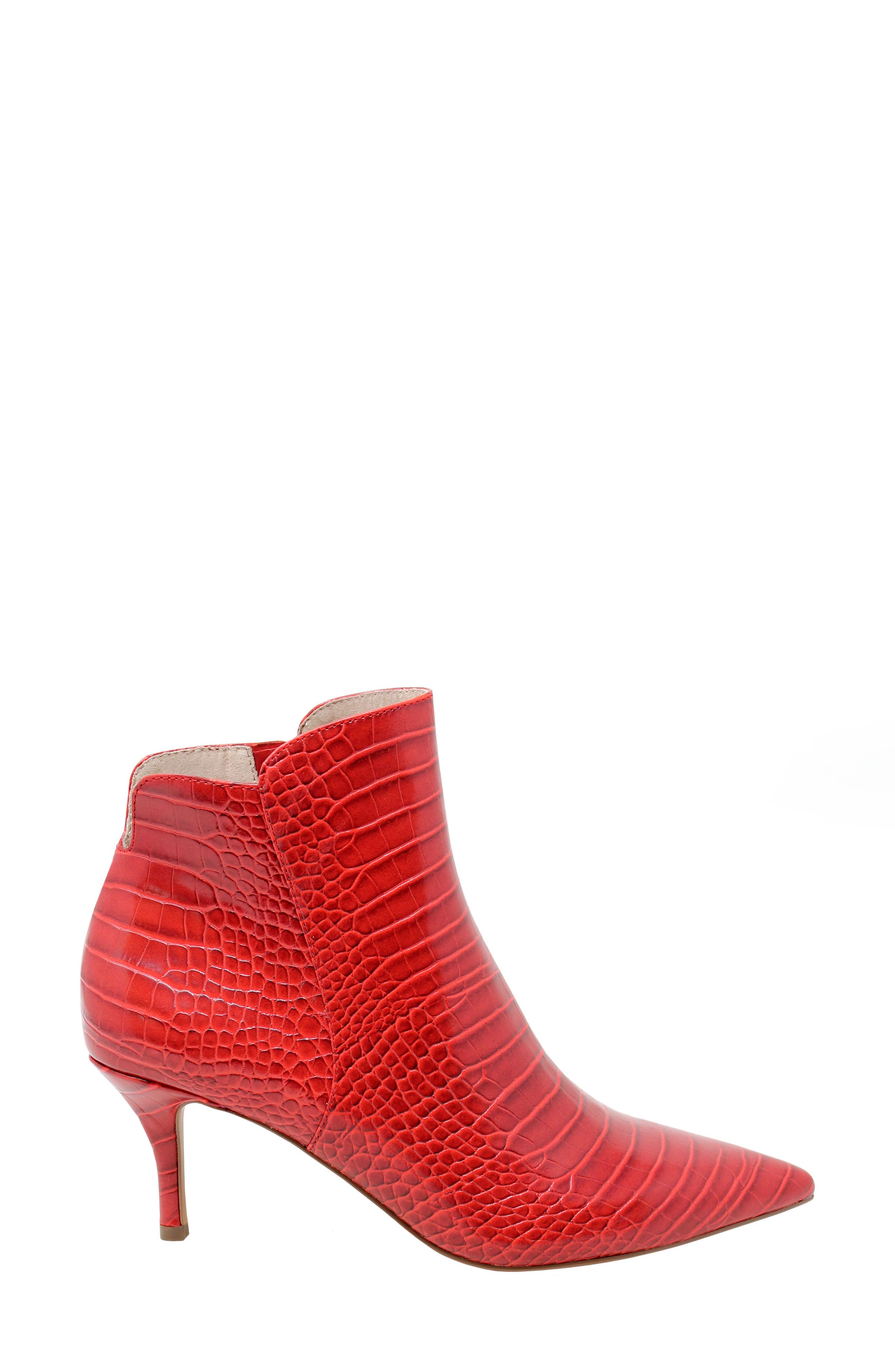 Charles David Amateur Bootie, Alternate, color, Cherry
