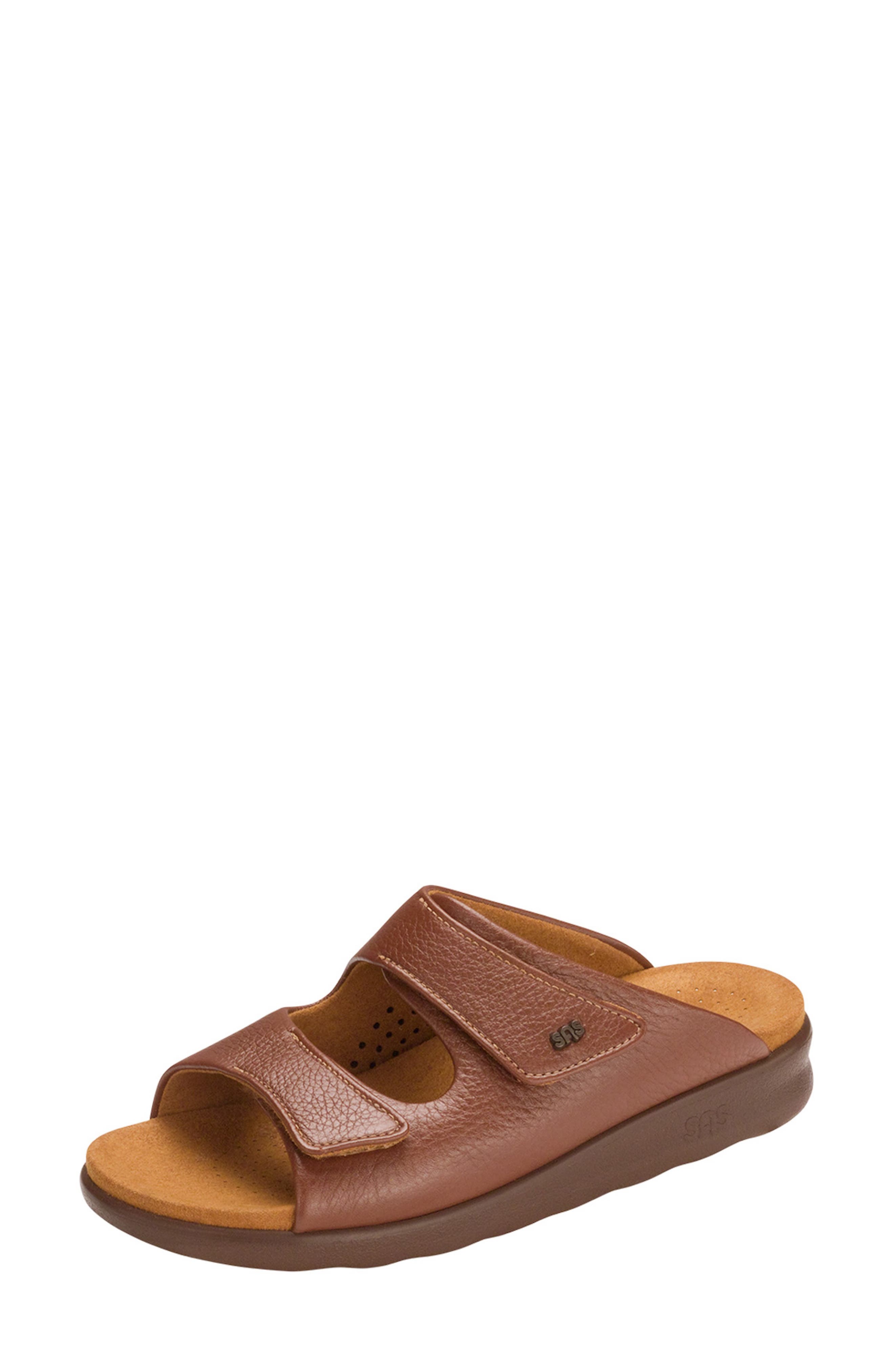 Cozy Slide Sandal, Alternate, color, AMBER