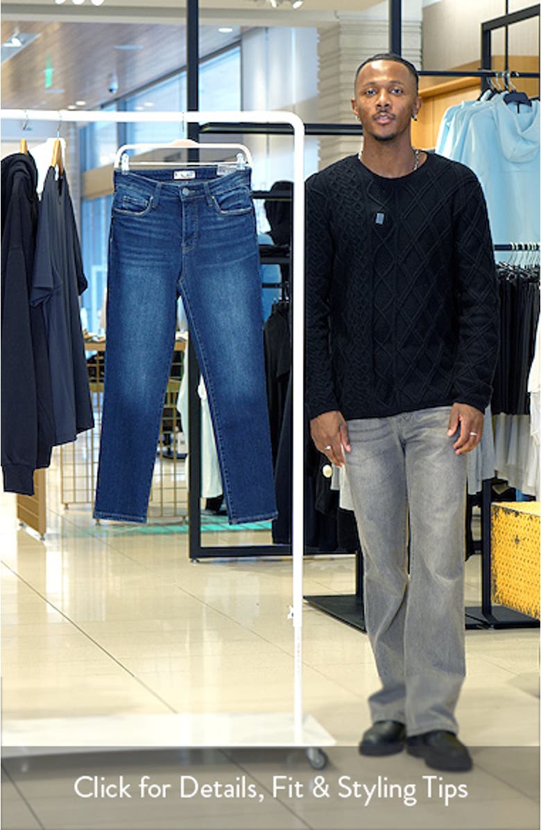 Reese High Waist Ankle Straight Leg Jeans, sales video thumbnail