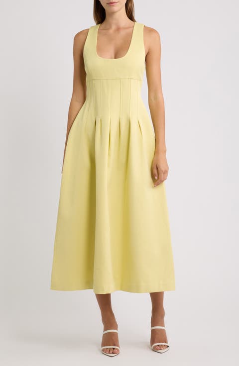 Cinched Midi Dress