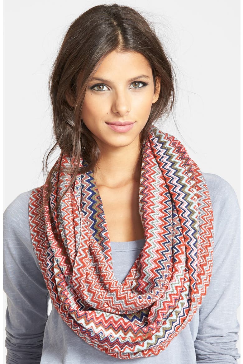 Infinity Scarf, Main, color, RED