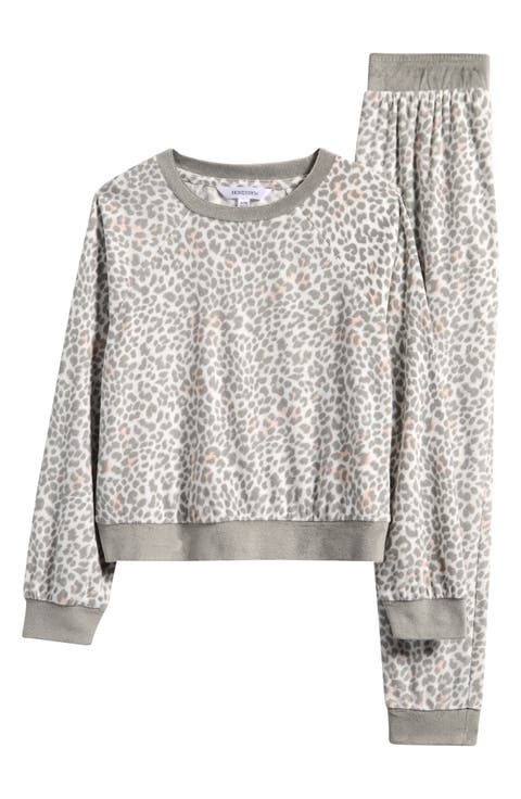 Kids' Snuggle Up Print Lounge Sweatshirt & Joggers Set (Big Kid)