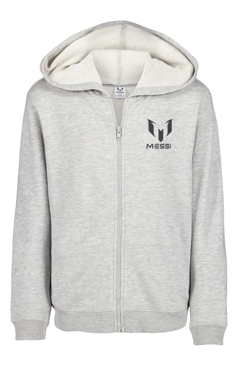 Messi Kids' Messi Graphic Zip Hoodie, Main, color, 