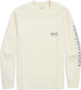 vineyard vines Dockside Autumn Wakes Long Sleeve Pocket Graphic T-Shirt