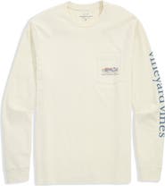 vineyard vines Dockside Autumn Wakes Long Sleeve Pocket Graphic T-Shirt