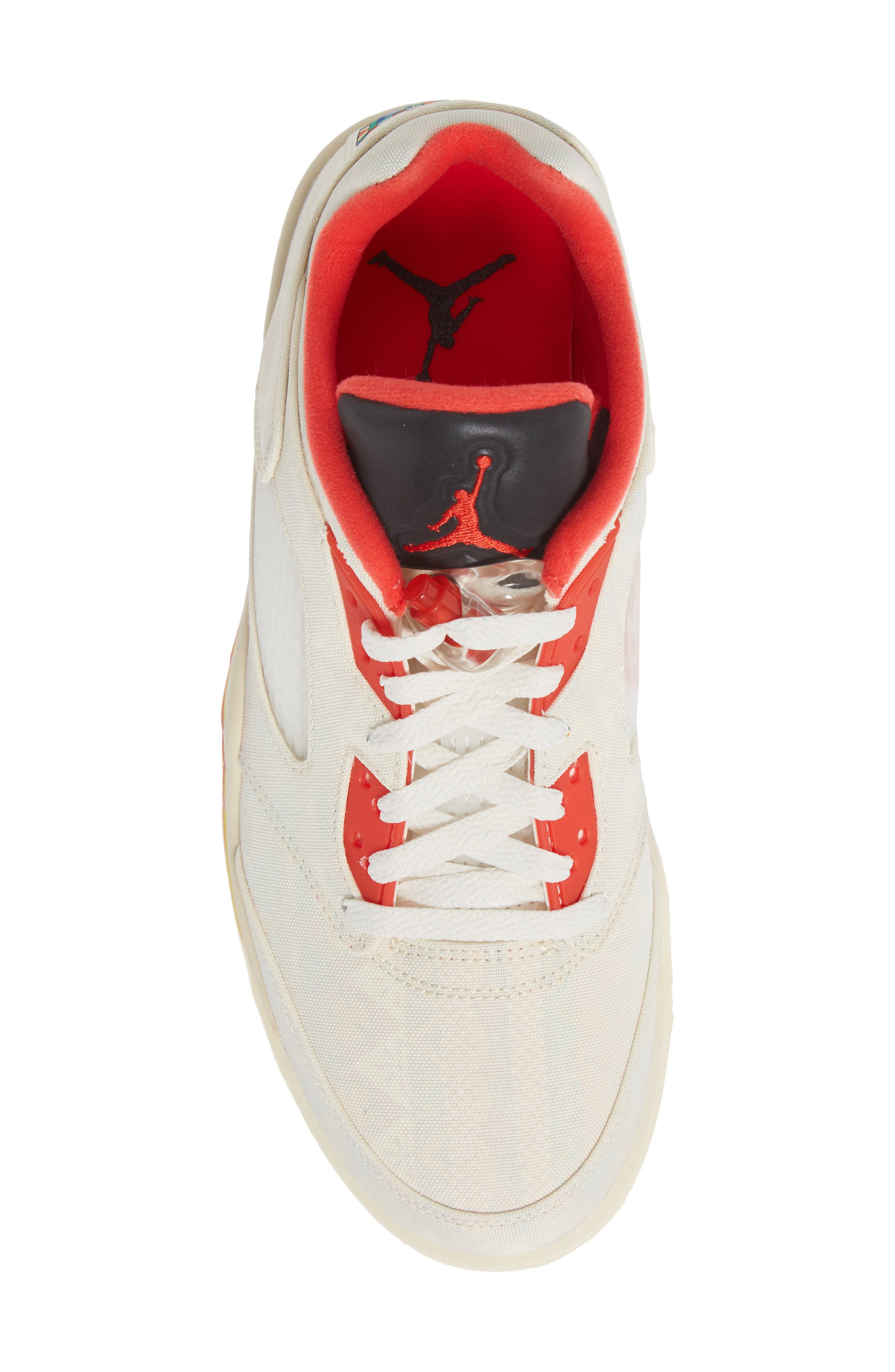 Air Jordan 5 Retro Low Chinese New Year Sneaker, Alternate, color, SAIL/ RED/ YELLOW/ PEARL