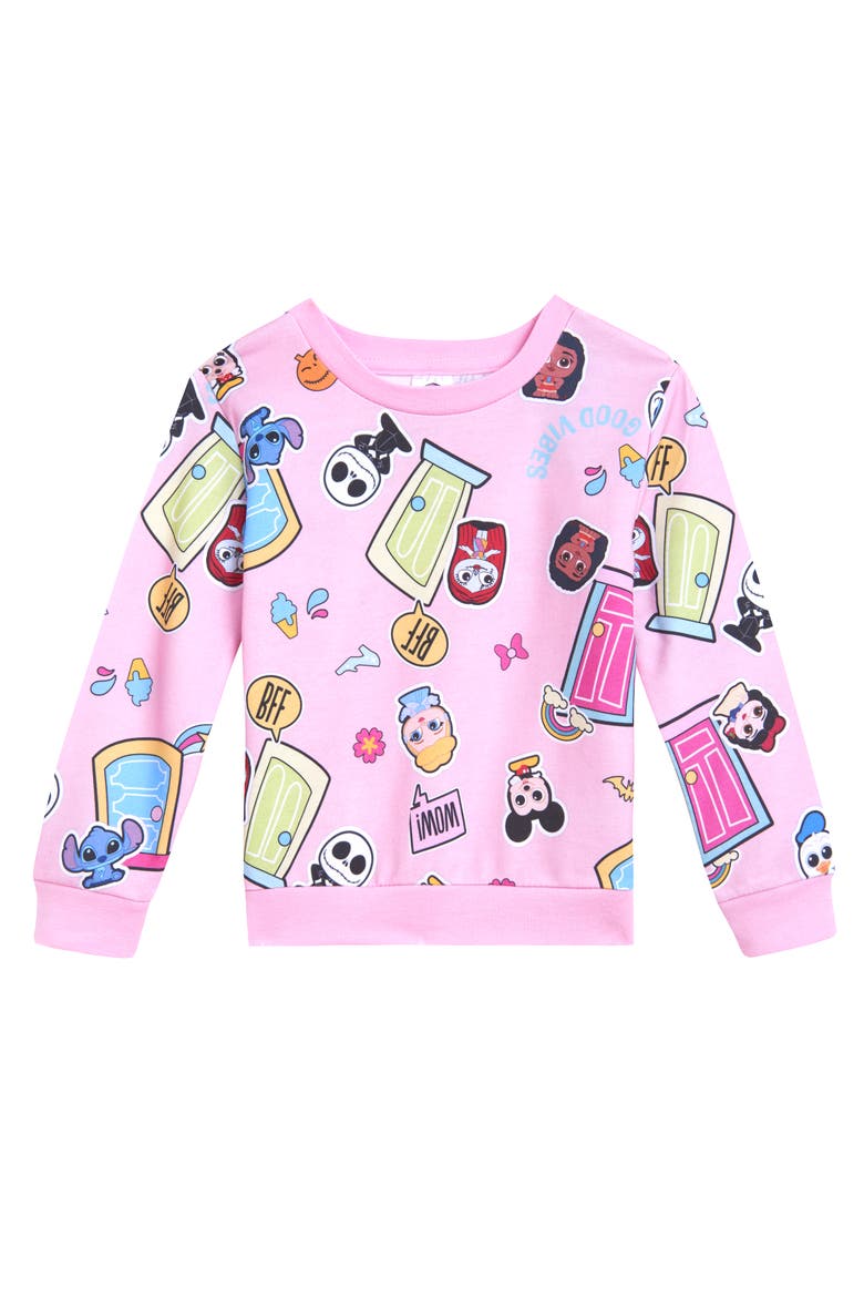 Doorables Pullover Sweatshirt, Main, color, Pink Doorables