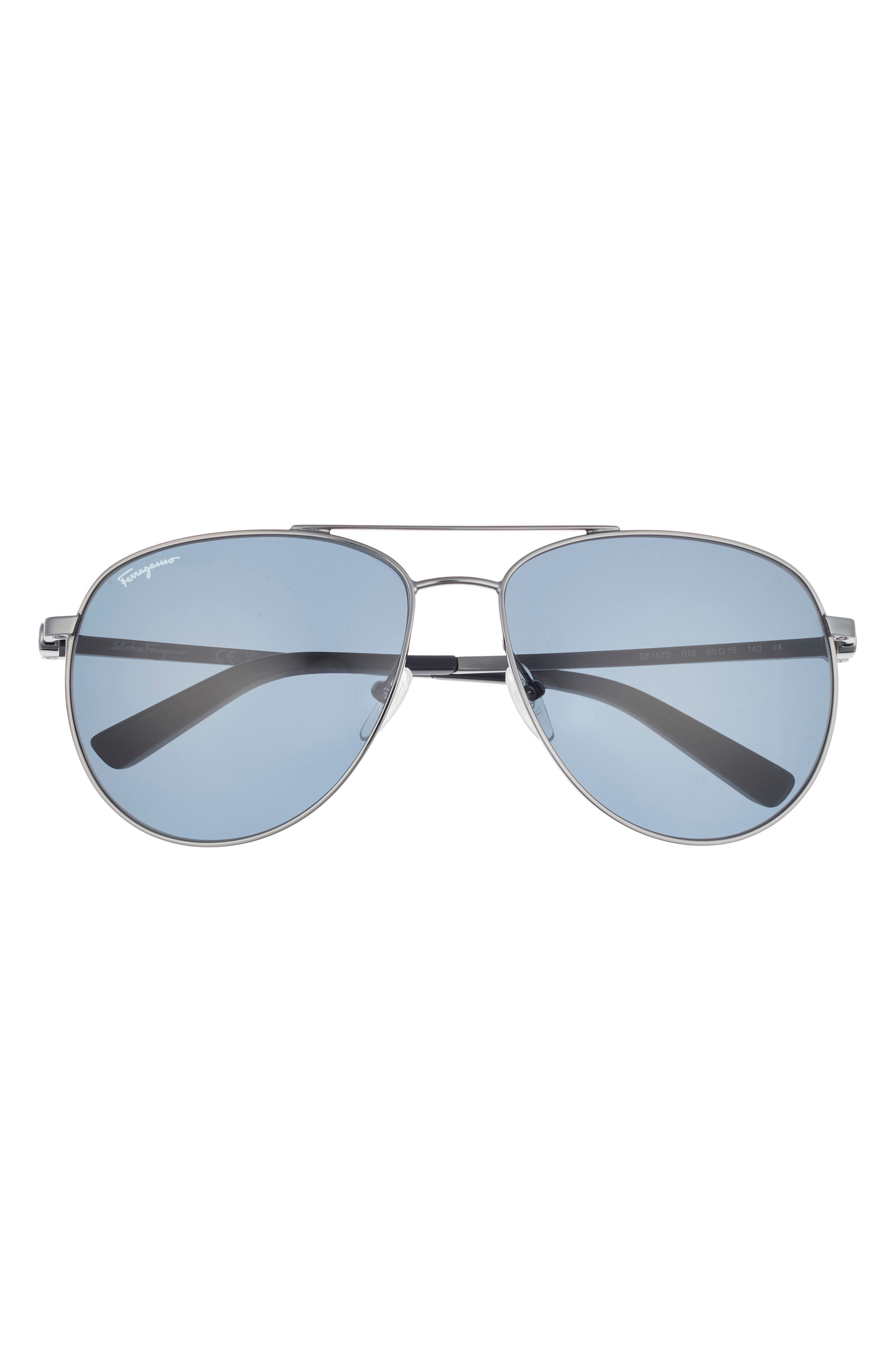 FERRAGAMO 60mm Aviator Sunglasses