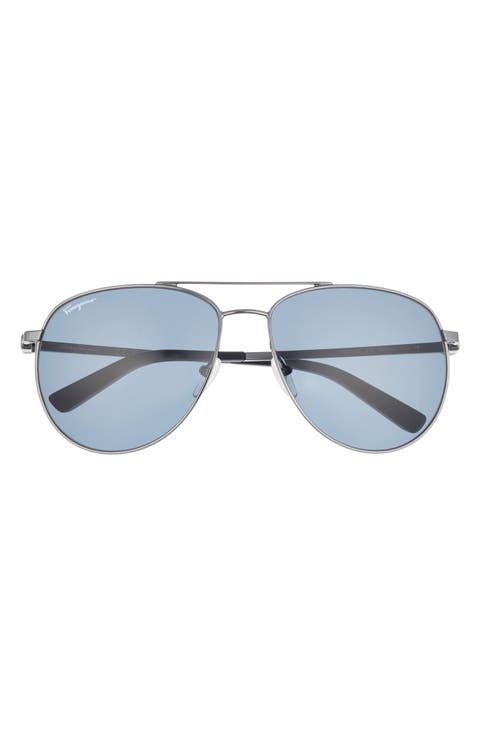 60mm Aviator Sunglasses