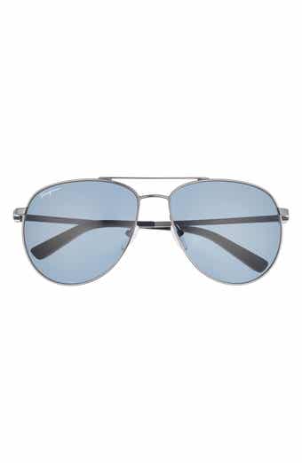 FERRAGAMO 60mm Aviator Sunglasses