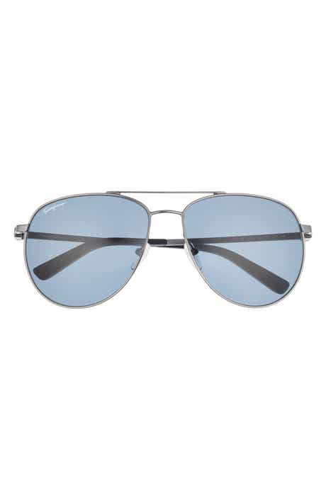 FERRAGAMO 60mm Aviator Sunglasses