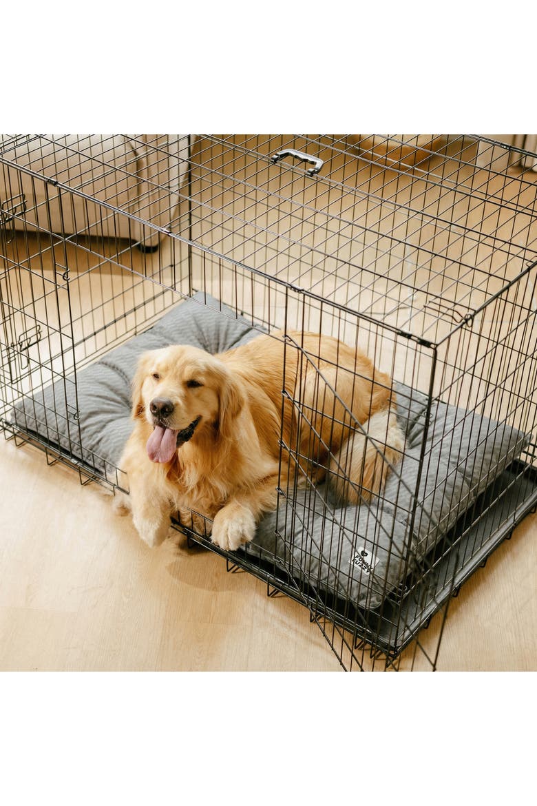 Dual-Sided Plush Washable Dog Pad, Alternate, color, Deep Grey