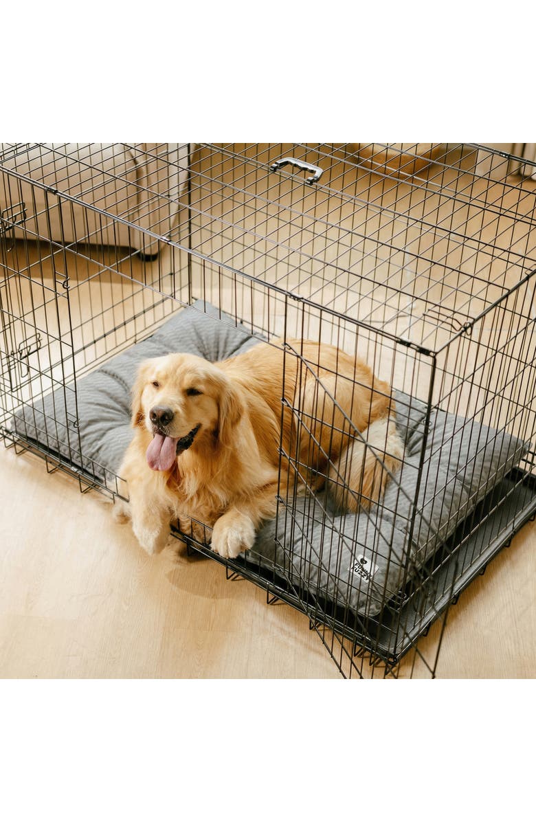 FunnyFuzzy Dual-Sided Plush Washable Dog Pad, Alternate, color, Deep Grey