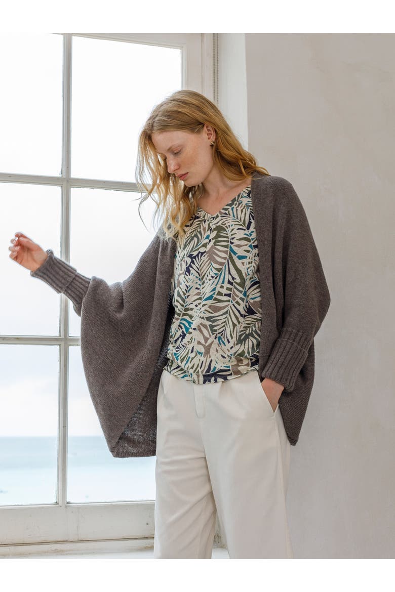 Supersoft Cocoon Cardigan, Alternate, color, TAUPE