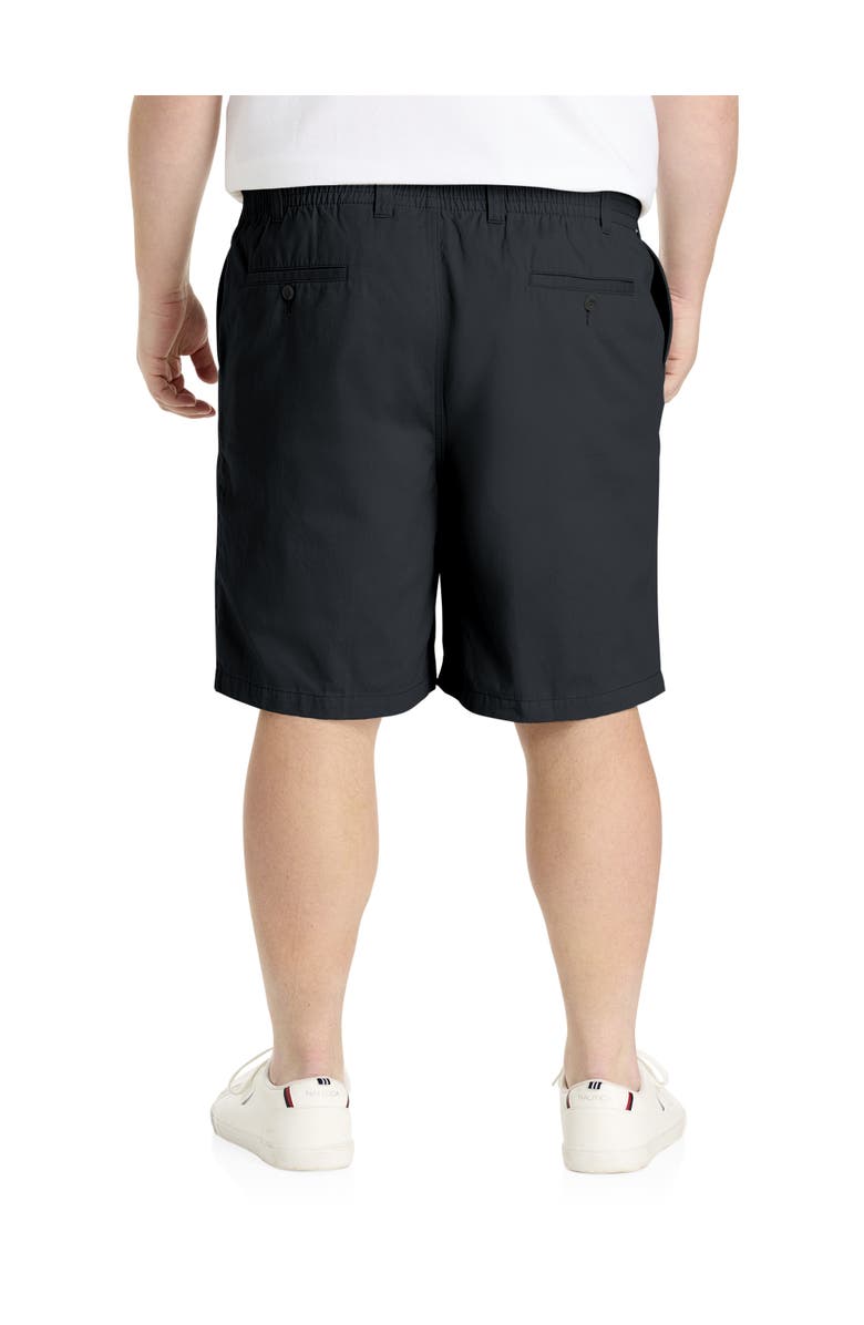Harbor Bay by DXL Big & Tall Elastic-Waist Shorts, Alternate, color, Black