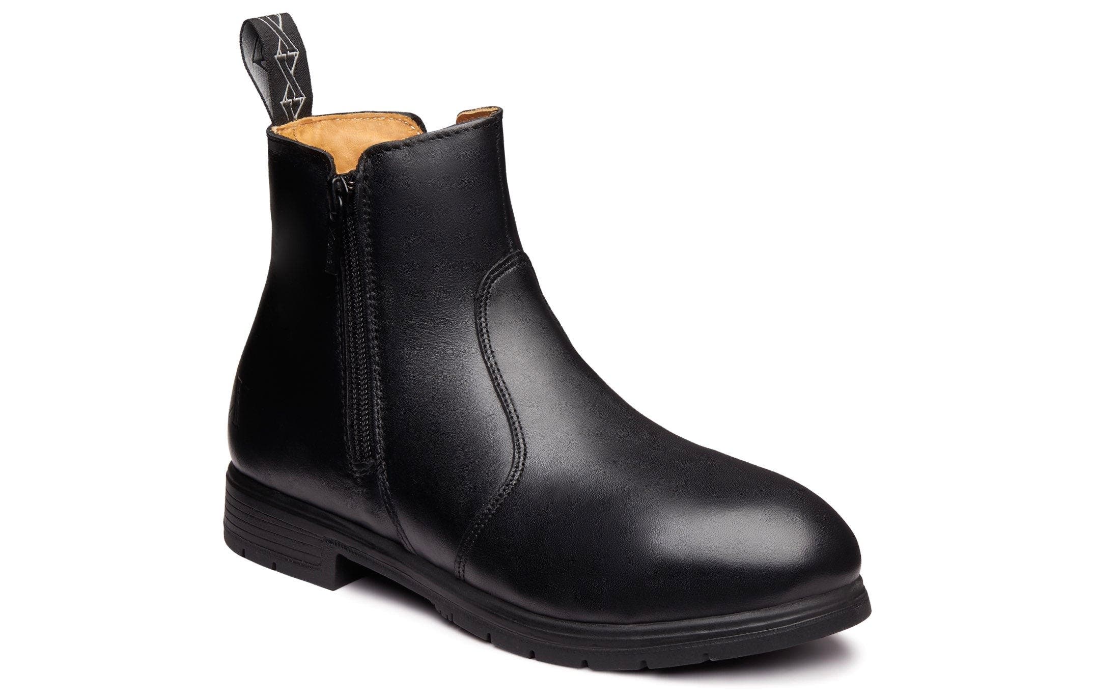 Xena Workwear Omega Steel Toe Chelsea Safety Boot, Alternate, color, Black