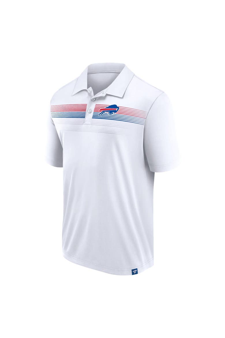 Men's Fanatics Branded White Buffalo Bills Victory For Us Interlock Polo, Alternate, color, White