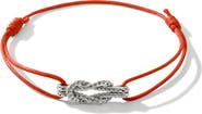 John Hardy Love Knot Sterling Silver Cord Bracelet