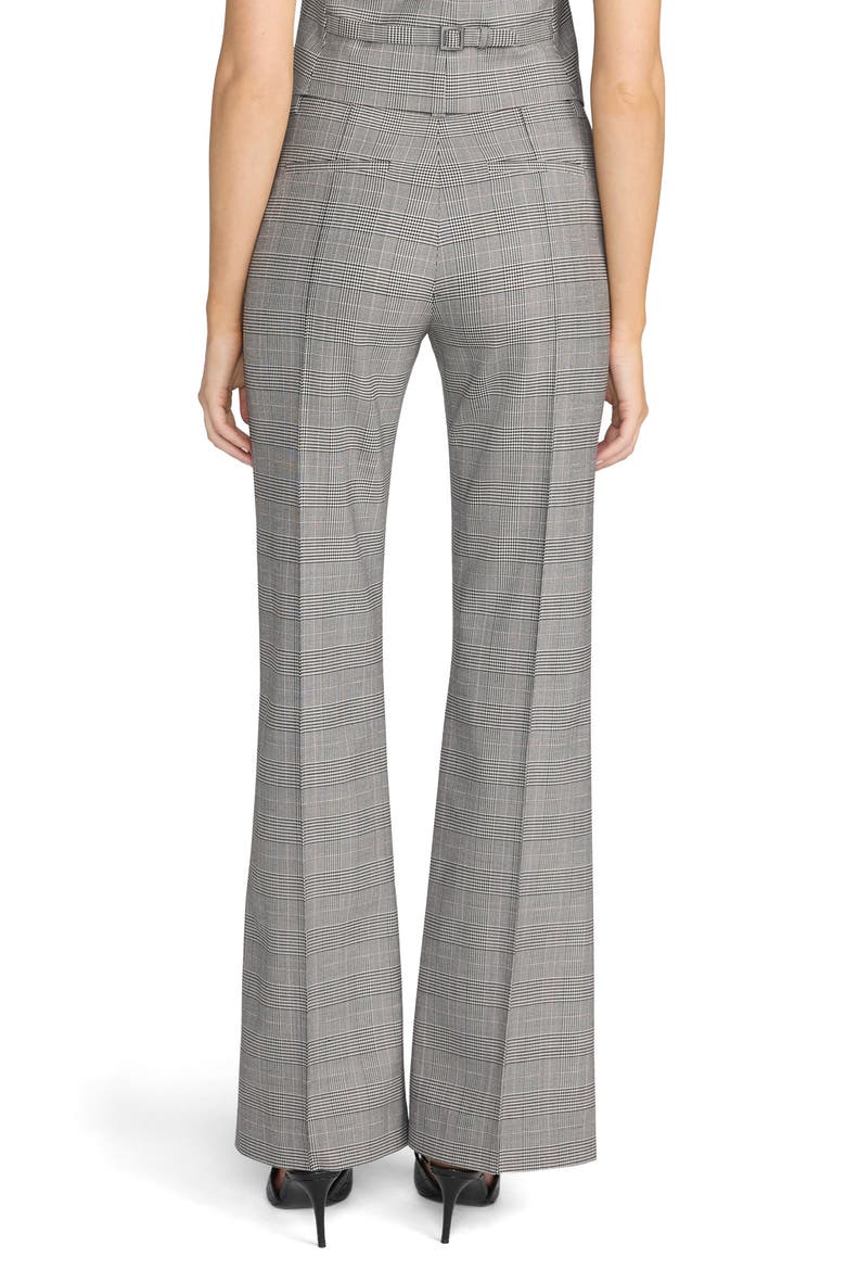 The Reboot Plaid Bootcut Trousers, Alternate, color, BLACK PLAID