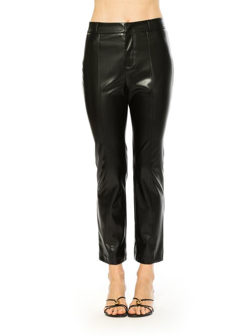 Alexia Admor Lior Vegan Leather Pants In Black