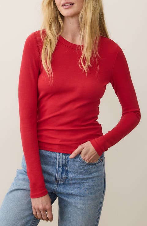 Lexi Sun-In Rib Long Sleeve T-Shirt