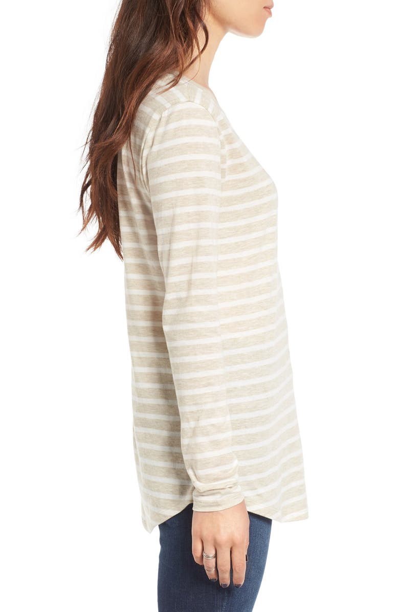 BP. Stripe Crewneck Tee, Alternate, color,