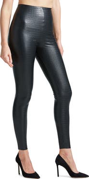 Commando Reptile Embossed Faux Leather Leggings