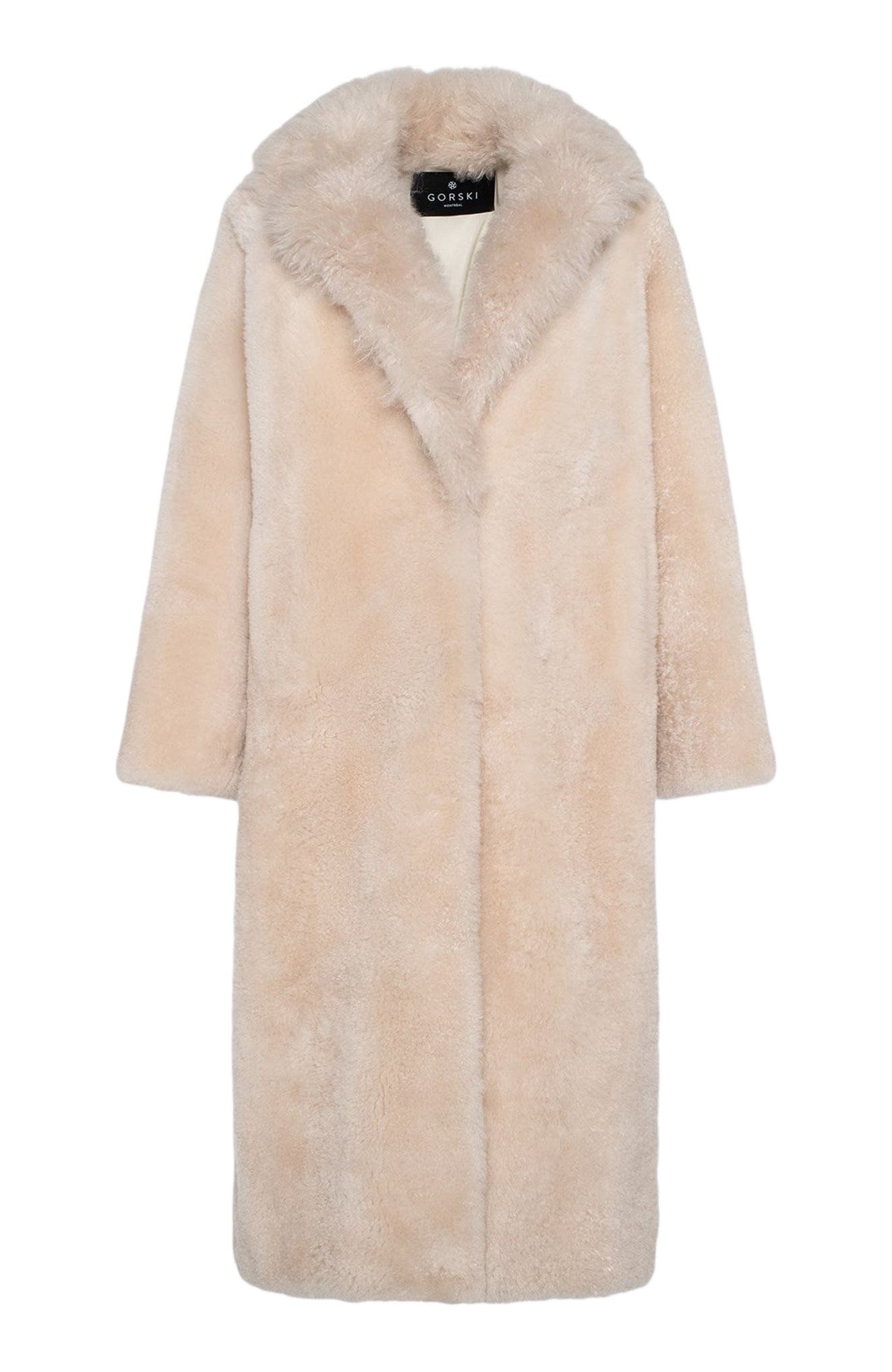 Sheared Genuine Shearling Coat - image 2
