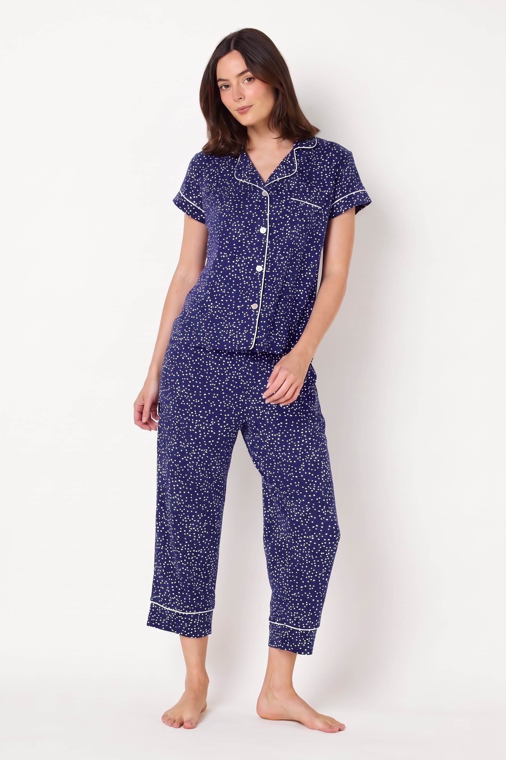 Confetti Dot Navy