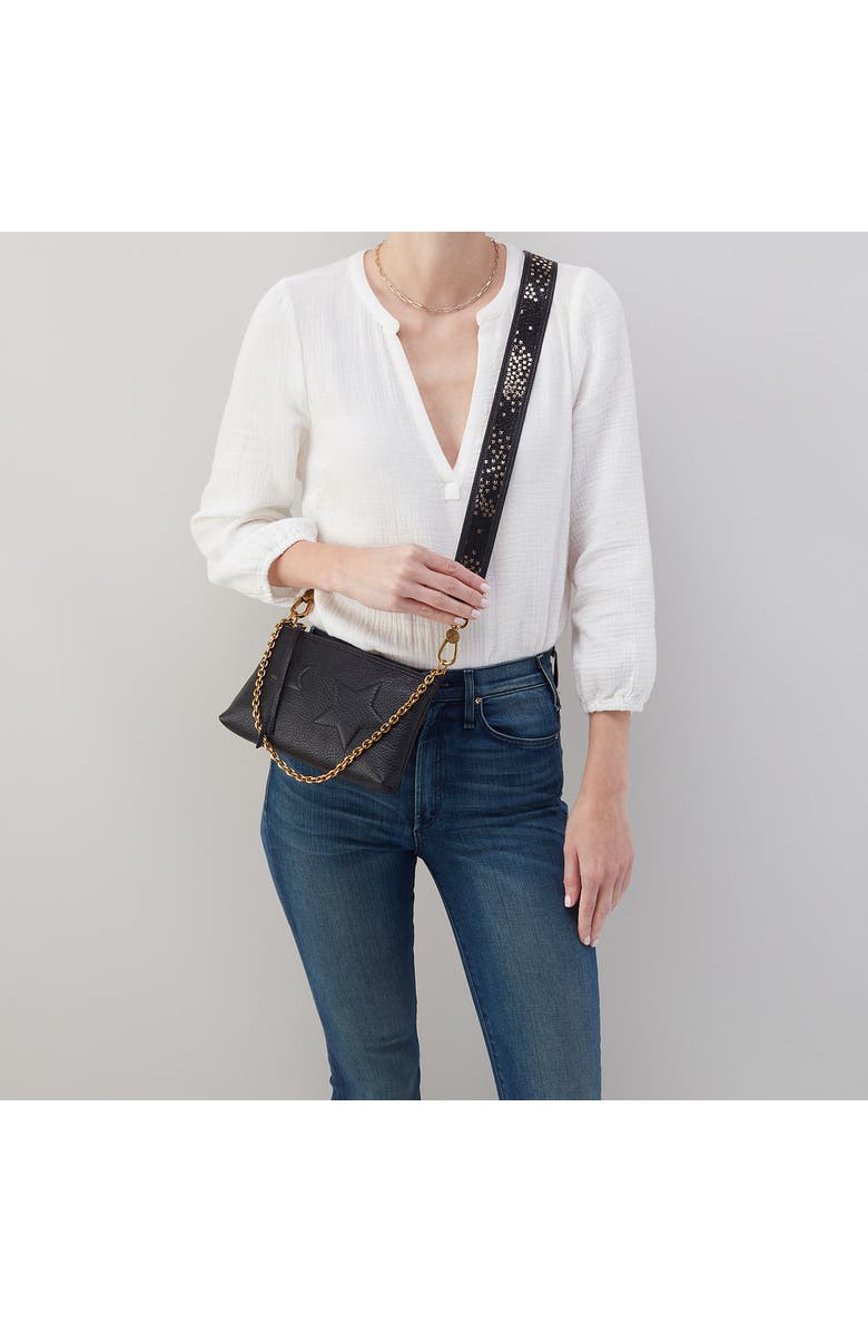 HOBO Darcy Convertible Metallic Leather Crossbody Bag, Alternate, color,