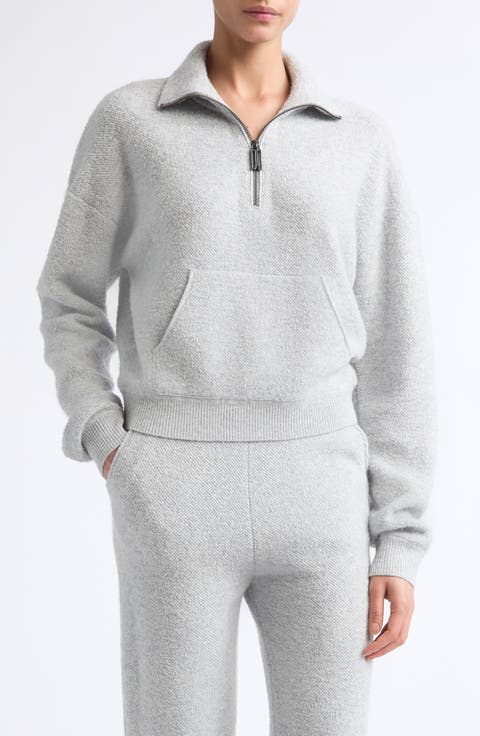 Wool Blend Knit Joggers