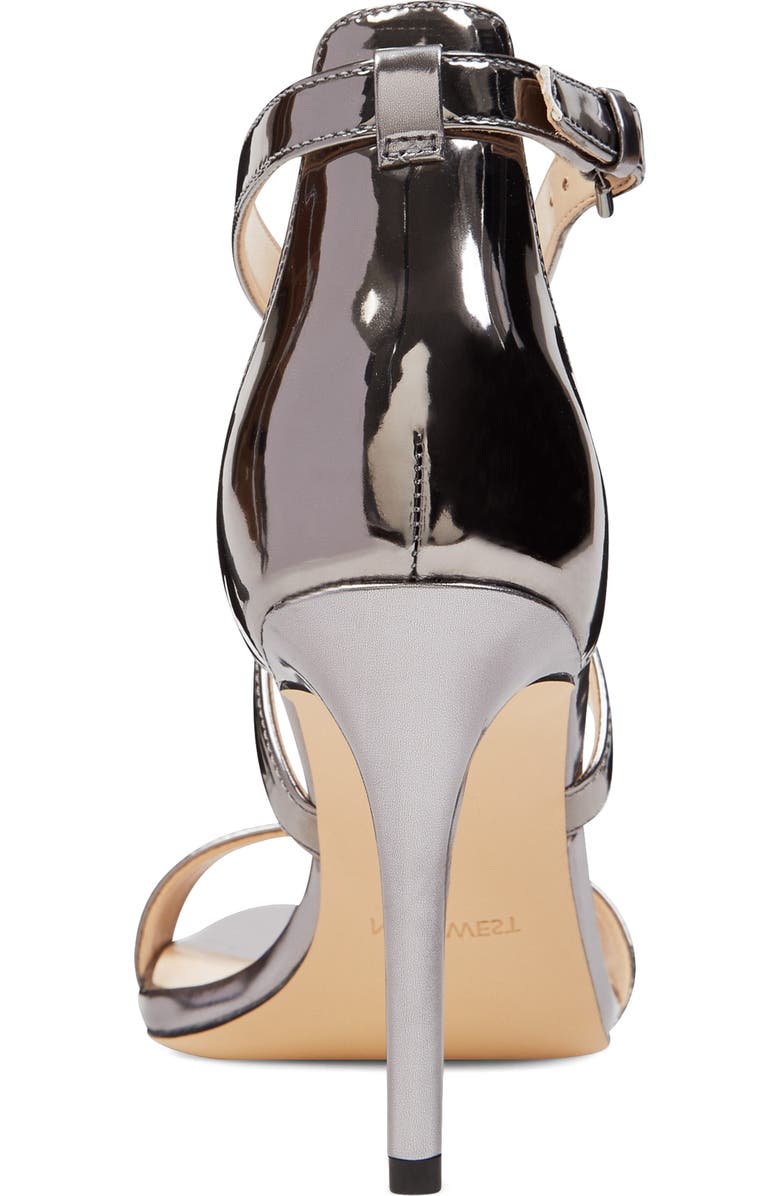 Nine West Mydebut Cross Strap Sandal, Alternate, color,